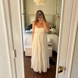 White Zara Maxi Dress